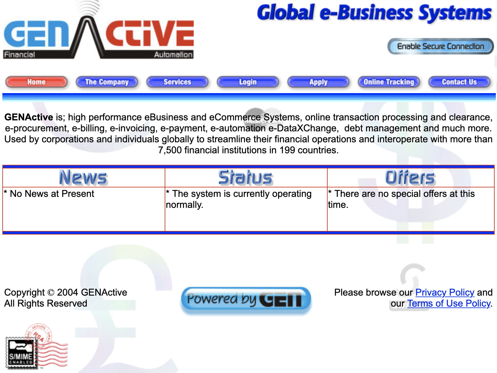 GENActive 2003-2011