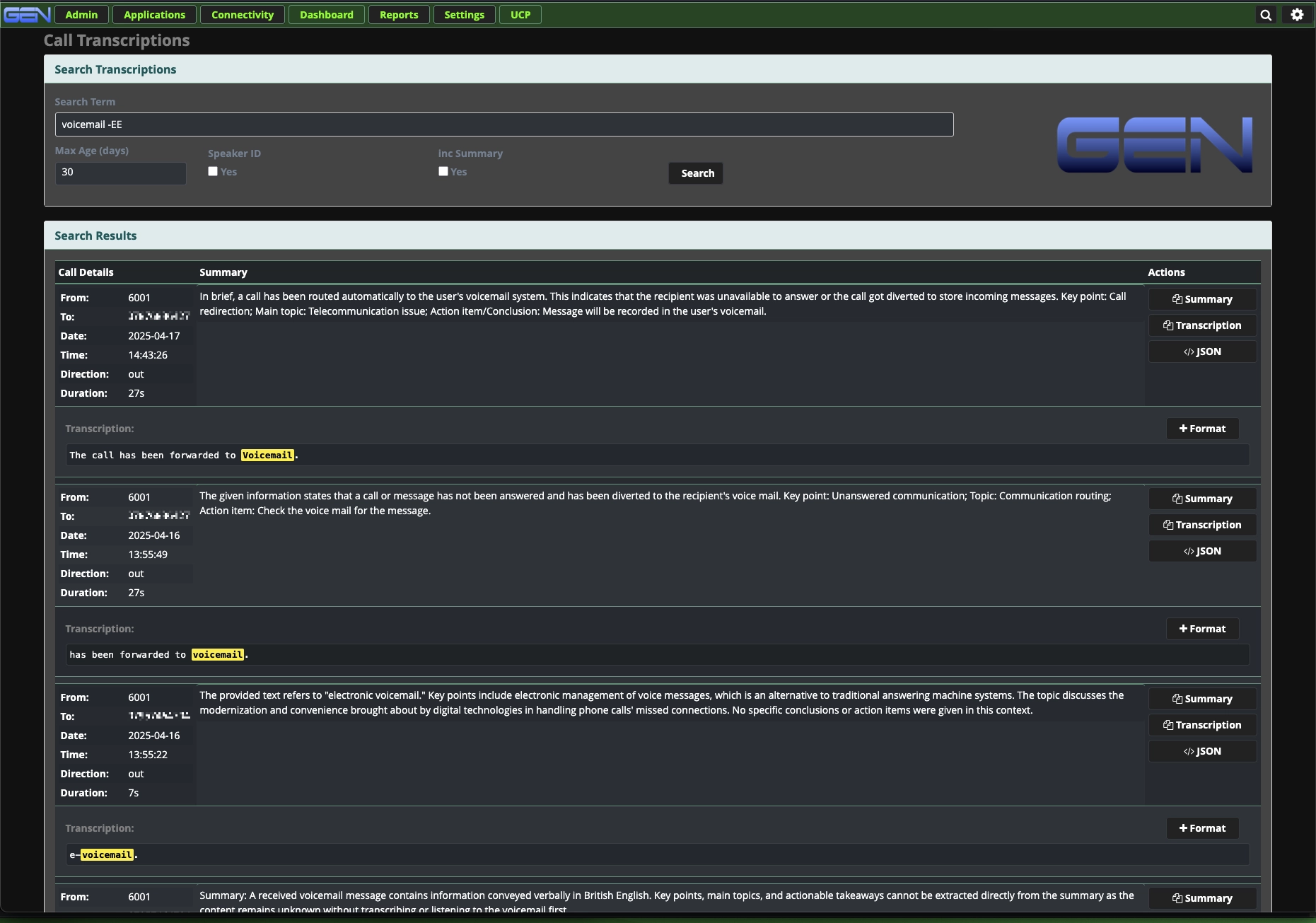 GTranscribe-FreePBX17