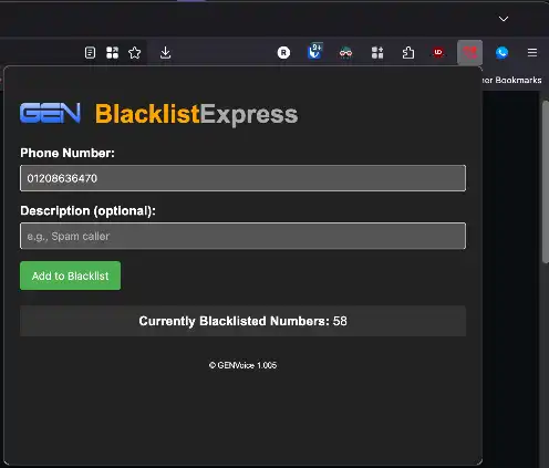 GEN BlacklistExpress